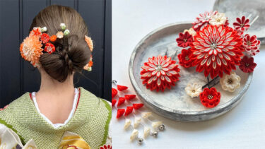 つまみ細工髪飾りオーダー会＠大阪高島屋｜つまみ細工｜すずまち