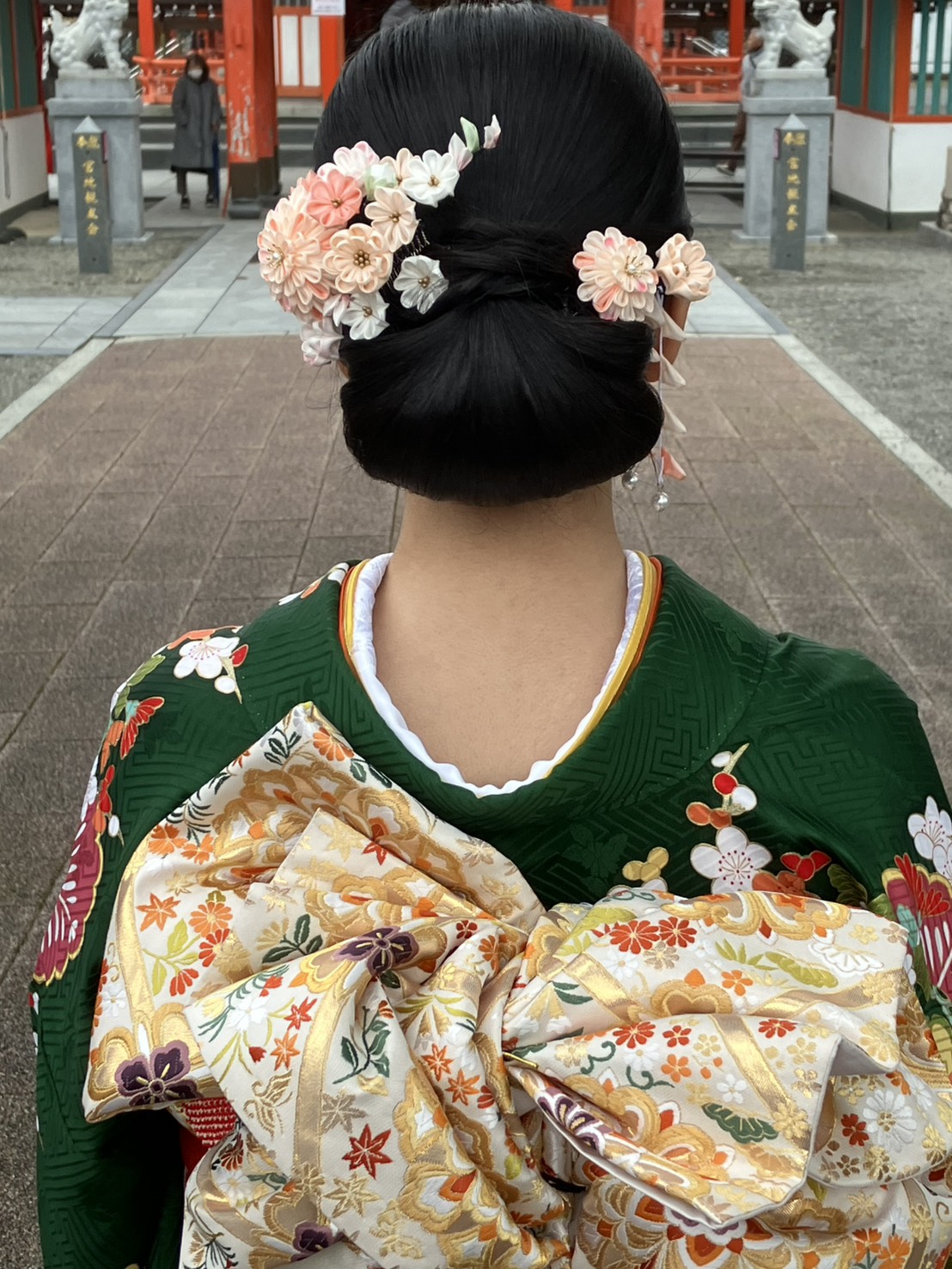 つまみ細工髪飾り オーダー会 ＠日本橋三越本店 ＠伊勢丹新宿店