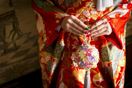 つまみ細工｜結婚式｜すずまち
